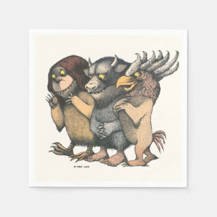 Where the Wild Things Are Creatures Napkin
