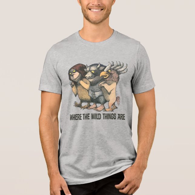 Where the Wild Things Are | Creatures Tri-Blend Shirt (Front)