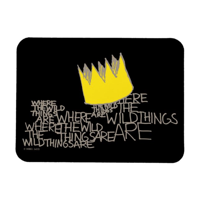Where the Wild Things Are | Crown Magnet (Horizontal)