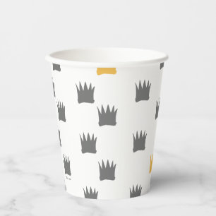 Where the Wild Things Are Crown Pattern Paper Cups