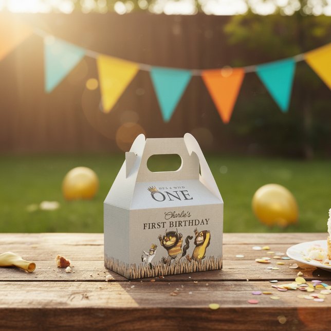 Where the Wild Things Are First Birthday Favour Box (Creator Uploaded)