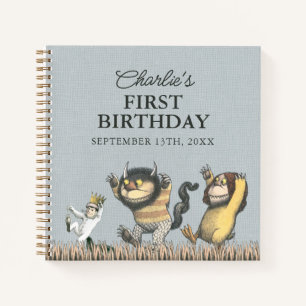 Where the Wild Things Are First Birthday Notebook