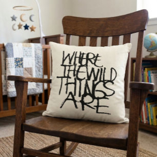 Where the Wild Things Are   Handwritten Cushion