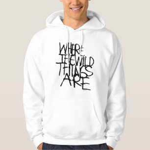 Where the Wild Things Are Handwritten Hoodie
