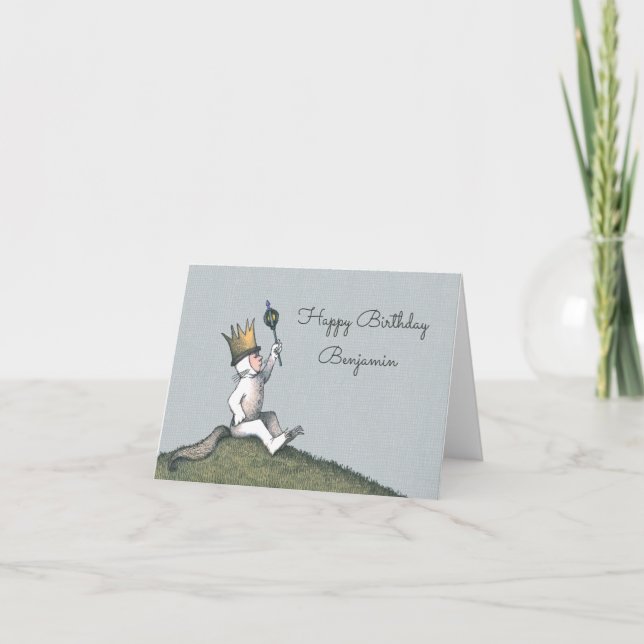 Where the Wild Things Are | Happy Birthday Card (Front)