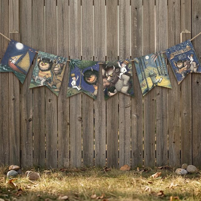 Where the Wild Things Are Illustrated Bunting (Creator Uploaded)