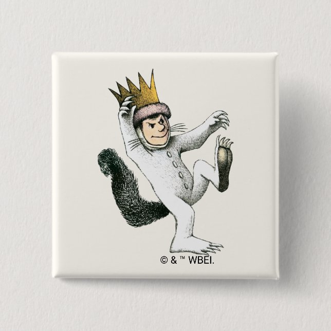 Where the Wild Things Are | Max 15 Cm Square Badge (Front)