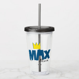 Where the Wild Things Are Max and Crown Acrylic Tumbler