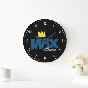 Where the Wild Things Are   Max and Crown Large Clock