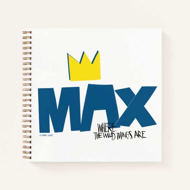 Where the Wild Things Are | Max and Crown Notebook (Front)
