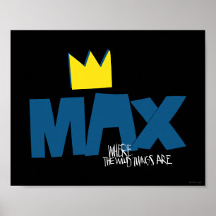 Where the Wild Things Are   Max and Crown Poster