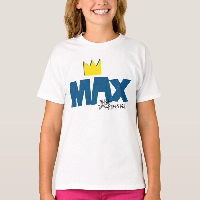 Where the Wild Things Are | Max and Crown T-Shirt (Front)