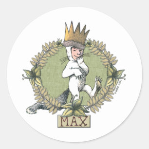Where the Wild Things Are Max Badge Classic Round Sticker