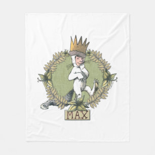 Where the Wild Things Are Max Badge Fleece Blanket