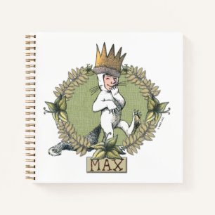 Where the Wild Things Are   Max Badge Notebook