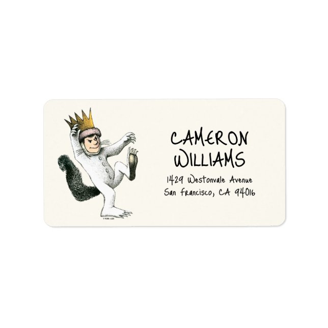 Where the Wild Things Are | Max Label (Front)
