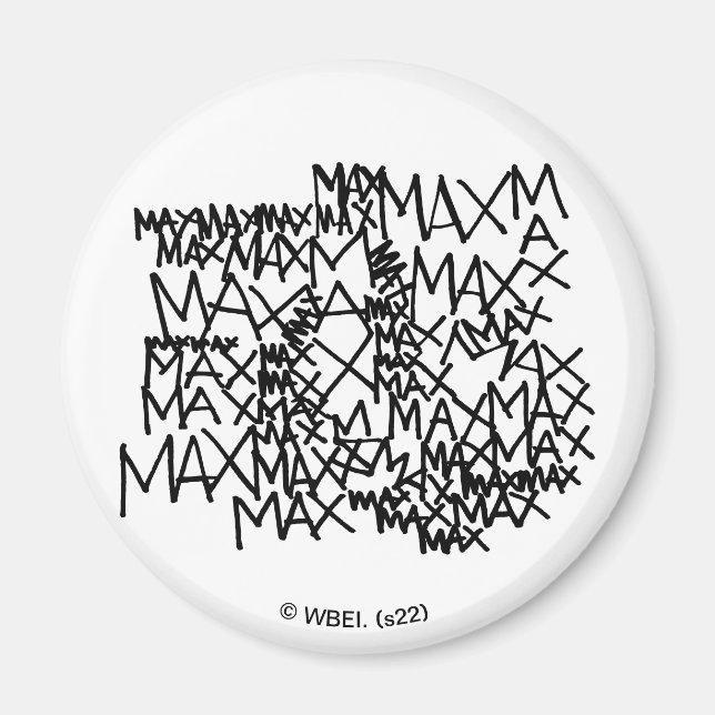 Where the Wild Things Are | Max Repeated Magnet (Front)