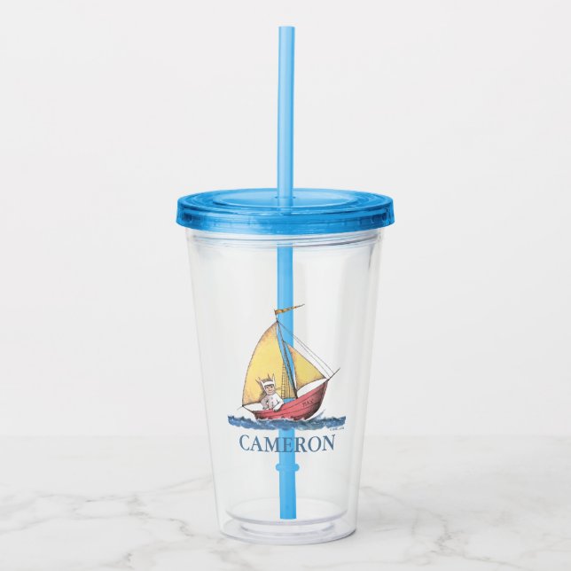 Where the Wild Things Are | Max Sailing Acrylic Tumbler (Front)