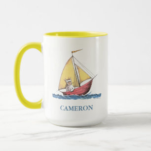 Where the Wild Things Are   Max Sailing   Add Name Mug