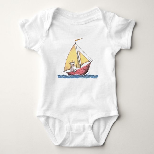 Where the Wild Things Are | Max Sailing Baby Bodysuit (Front)