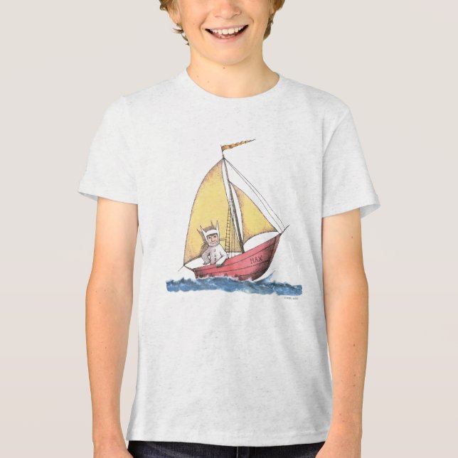 Where the Wild Things Are | Max Sailing Tri-Blend Shirt (Front)