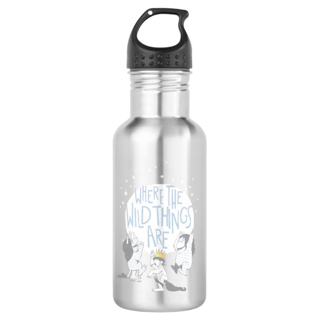 Where The Wild Things Are | Moon & Stars 532 Ml Water Bottle (Front)