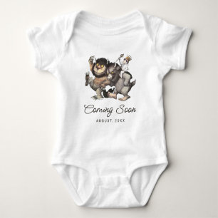 Where The Wild Things Are New Baby Coming Soon Baby Bodysuit