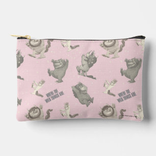 Where the Wild Things Are Pink Star Pattern Accessory Pouch
