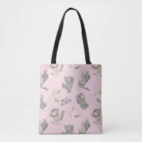 Where the Wild Things Are Pink Star Pattern