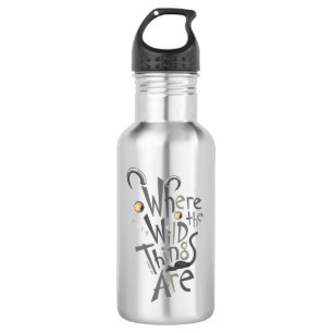 Where the Wild Things Are Quote Graphic 532 Ml Water Bottle