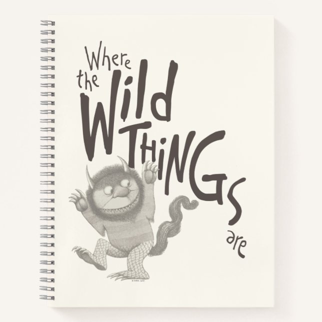 Where the Wild Things Are Quote Notebook (Front)