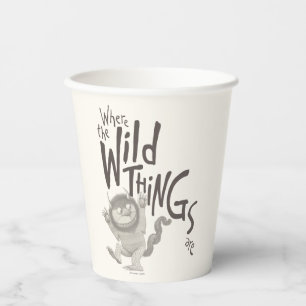Where the Wild Things Are Quote Paper Cups