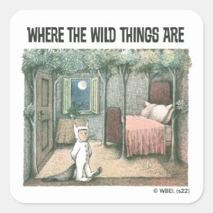 Where The Wild Things Are Scene 3 Square Sticker
