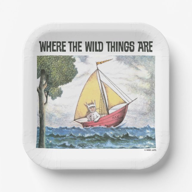 Where The Wild Things Are | Scene 5 Paper Plate (Front)