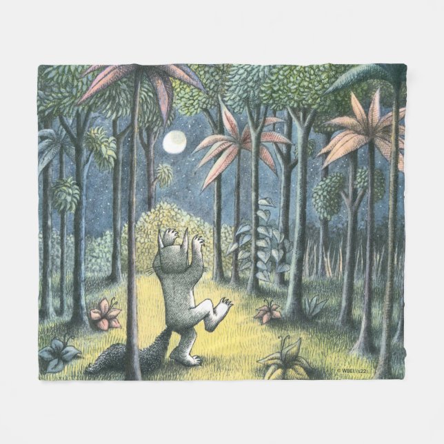 Where The Wild Things Are | Scene 6 Fleece Blanket (Front (Horizontal))