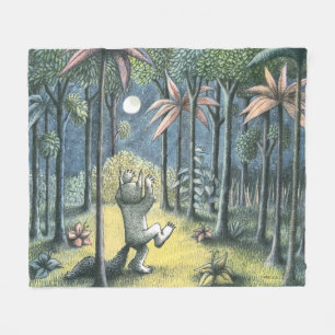 Where The Wild Things Are Scene 6 Fleece Blanket