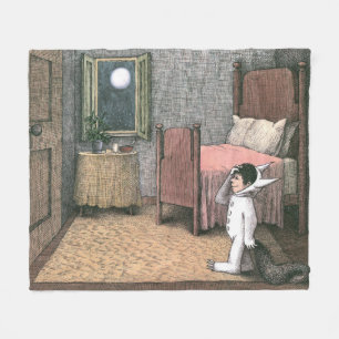 Where The Wild Things Are Scene 7 Fleece Blanket