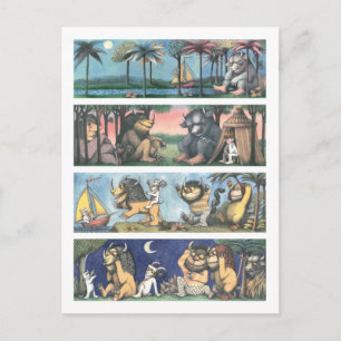 Where The Wild Things Are Scenes Postcard