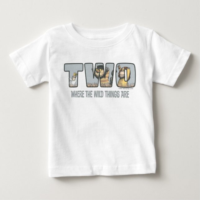 Where the Wild Things Are Second Birthday Baby T-Shirt (Front)