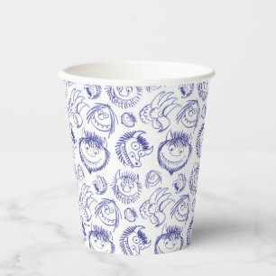 Where the Wild Things Are Sketch Pattern Paper Cups