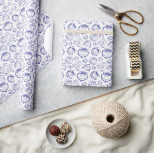 Where the Wild Things Are Sketch Pattern Wrapping Paper