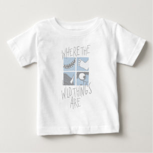 Where The Wild Things Are Square Graphic Baby T-Shirt