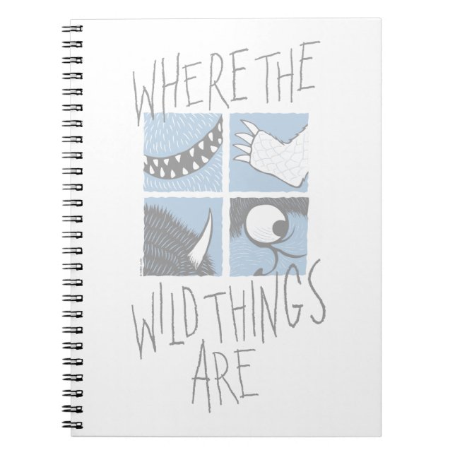 Where The Wild Things Are | Square Graphic Notebook (Front)