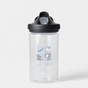 Where The Wild Things Are Square Graphic Water Bottle
