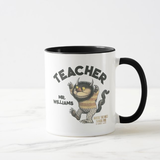Where the Wild Things Are Teacher Mug (Right)