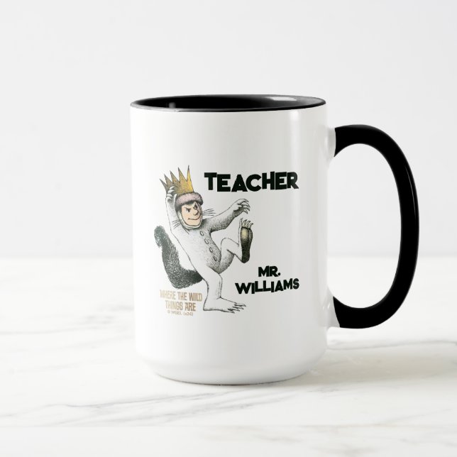 Where the Wild Things Are Teacher Mug (Right)