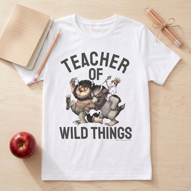 Where the Wild Things Are Teacher of Wild Things  Tri-Blend Shirt (Creator Uploaded)