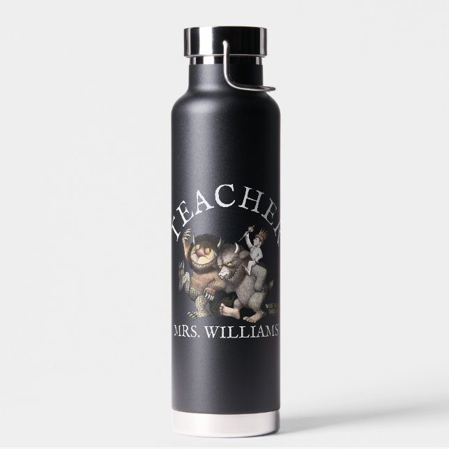 Where the Wild Things Are Teacher Water Bottle (Left)
