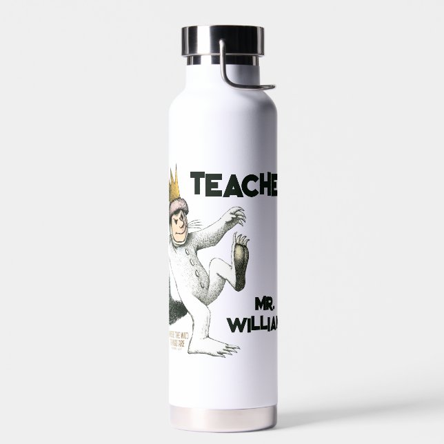 Where the Wild Things Are Teacher Water Bottle (Left)