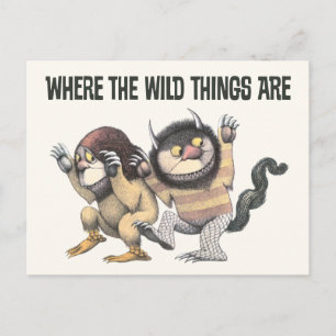 Where the Wild Things Are   Two Wild Things Postcard